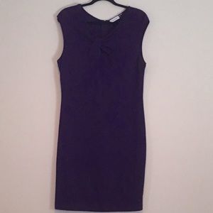 Calvin Klein Purple Dress Business/Evening Wear.